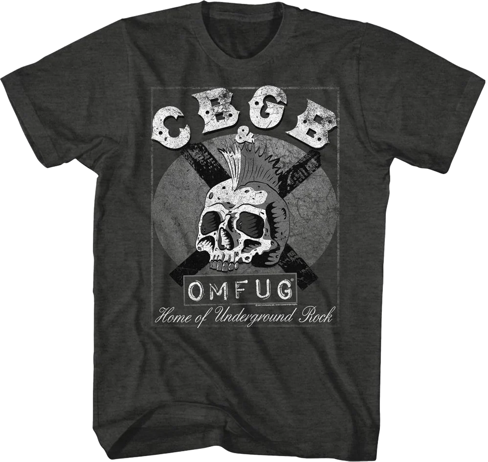 Skull Mohawk CBGB T-Shirt