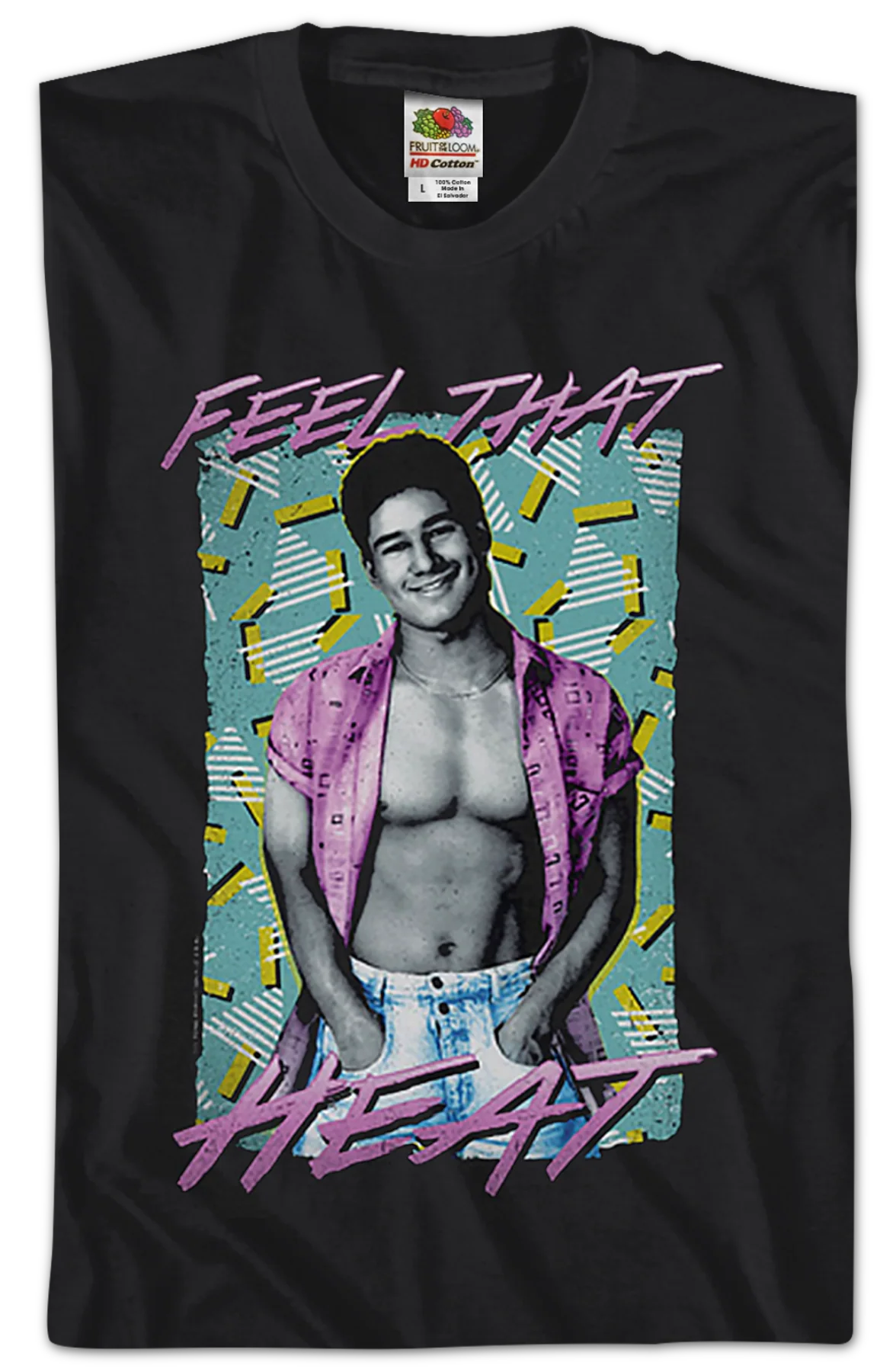 Slater Feel That Heat Saved By The Bell T-Shirt - Image 2