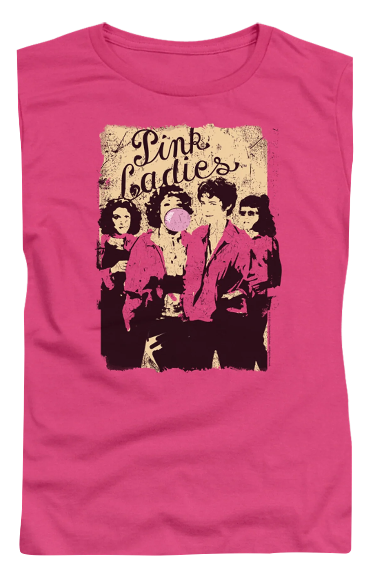 Slim-Fit Pink Ladies Grease Shirt - Image 2