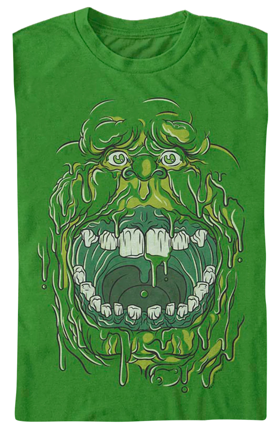 Slimer Face Ghostbusters T-Shirt - Image 2