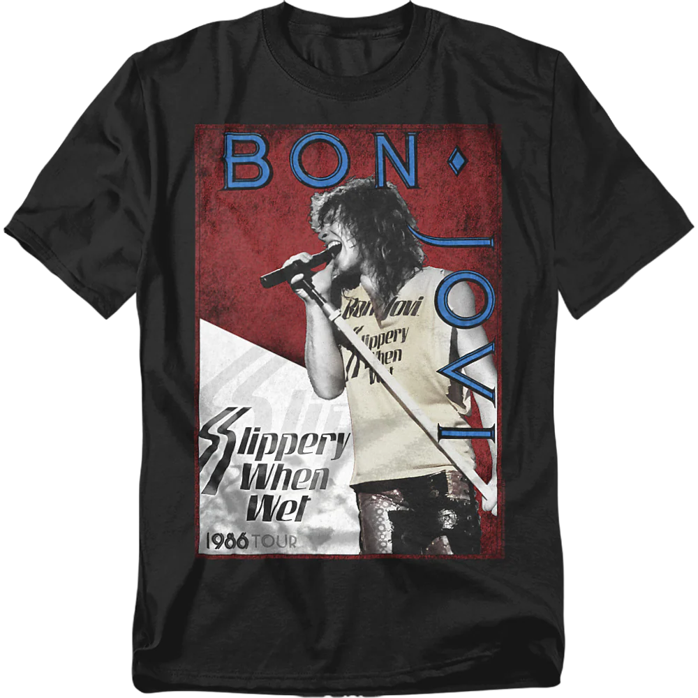 Slippery When Wet Tour Bon Jovi T-Shirt