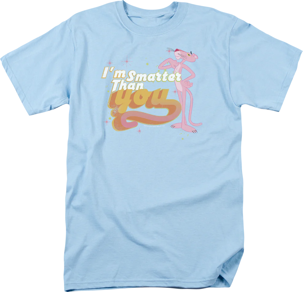Smarter Than You Pink Panther T-Shirt