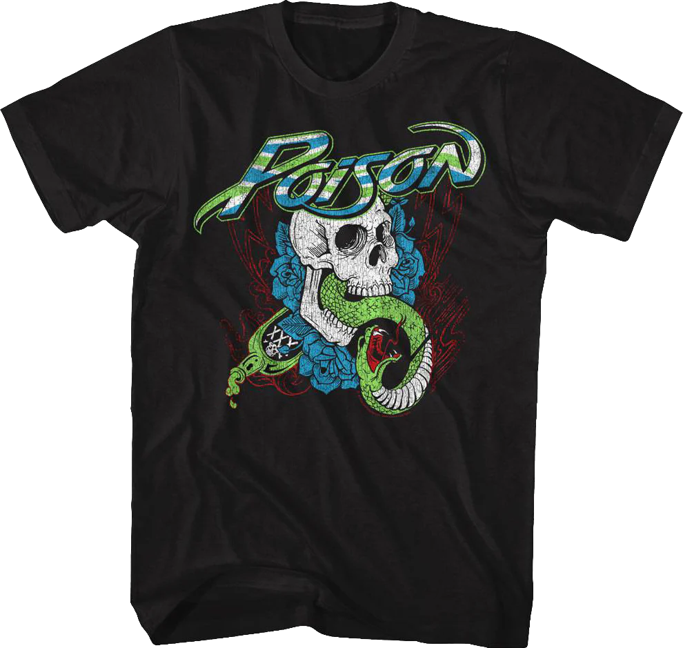 Snake and Skull Poison T-Shirt