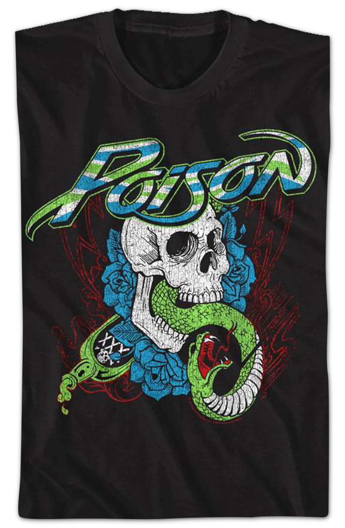 Snake and Skull Poison T-Shirt - Image 2