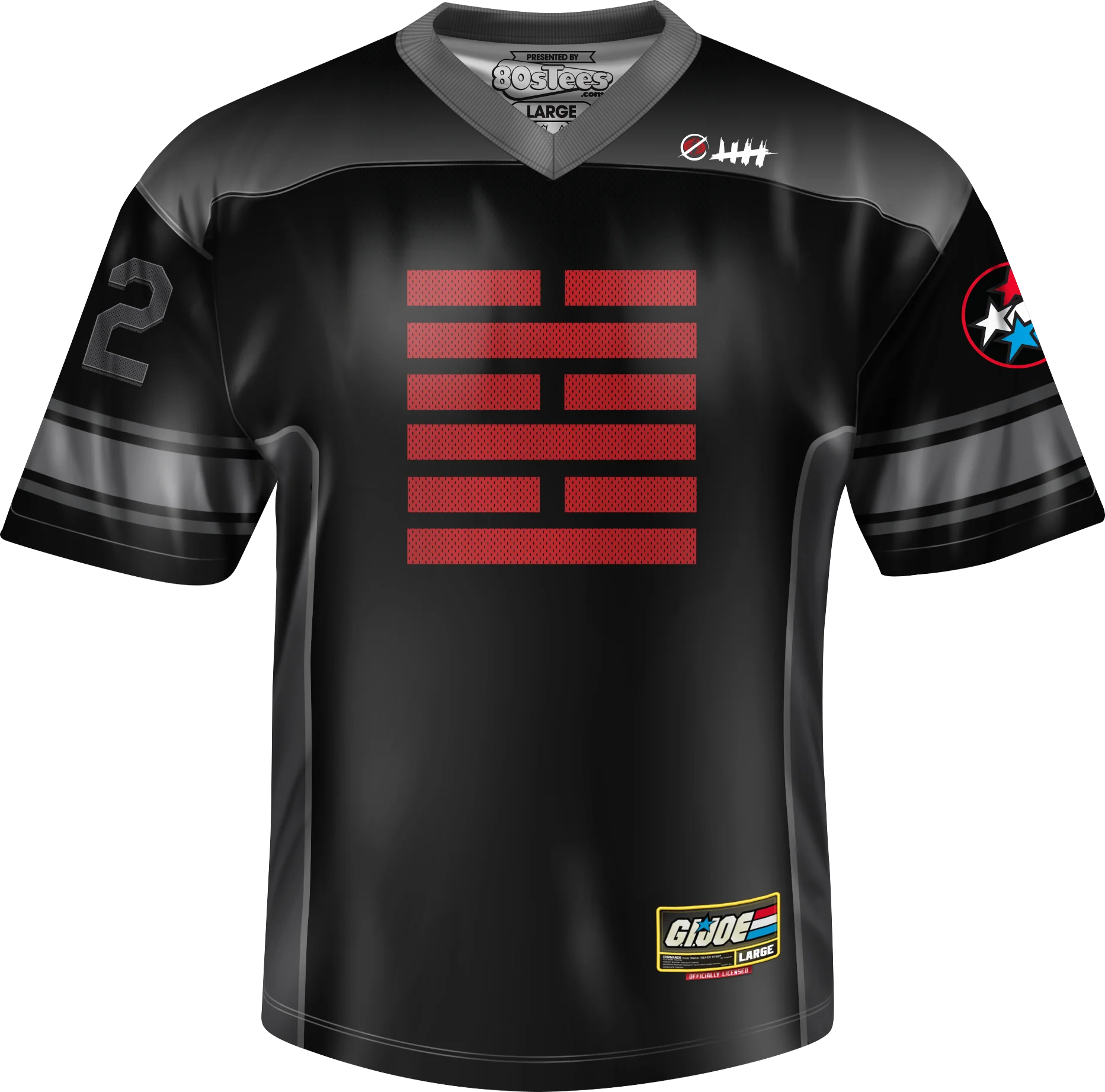 Snake Eyes Arashikage Clan GI Joe Football Jersey