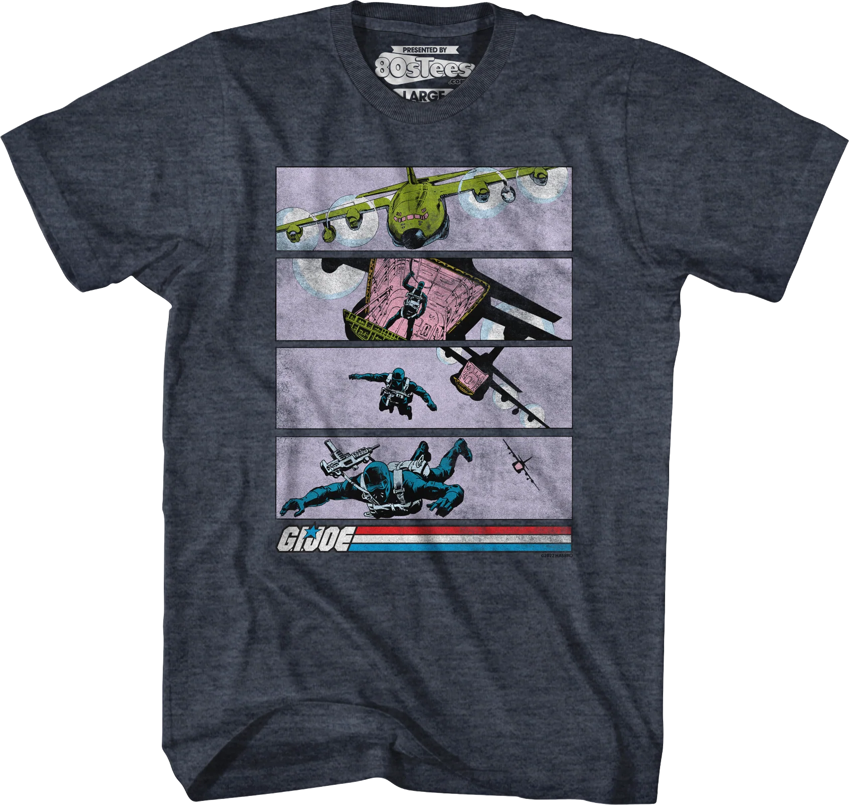 Snake Eyes Dropping In GI Joe T-Shirt
