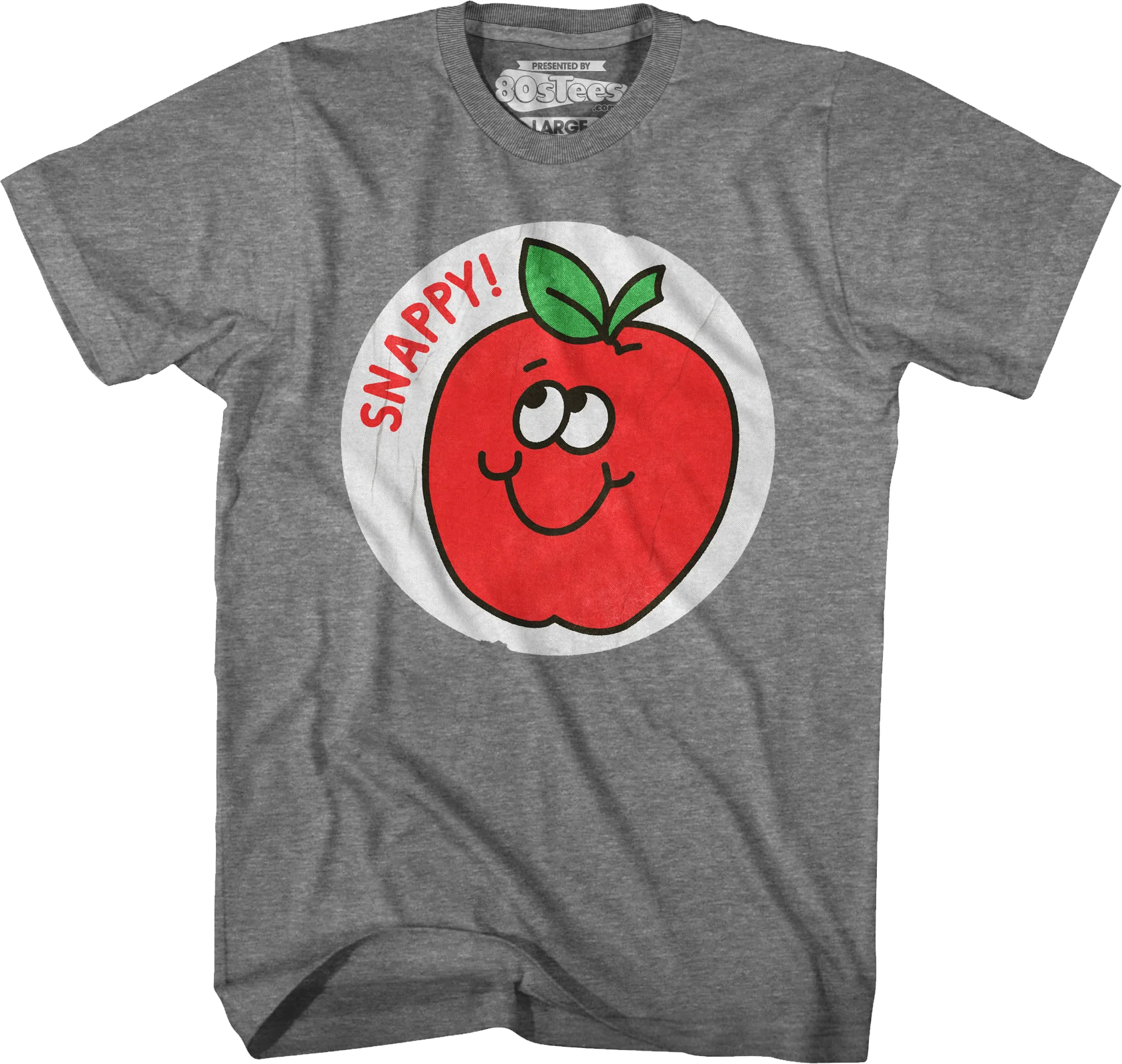 Snappy Apple Scratch & Sniff Sticker T-Shirt - Image 20