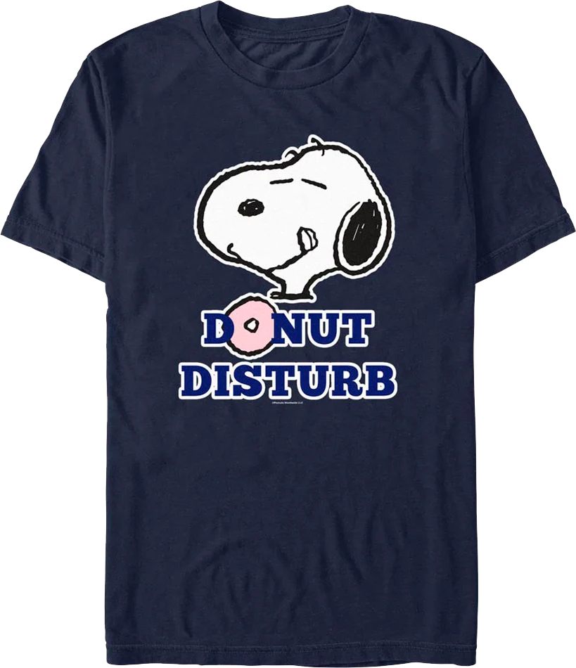 Snoopy Donut Disturb Peanuts T-Shirt