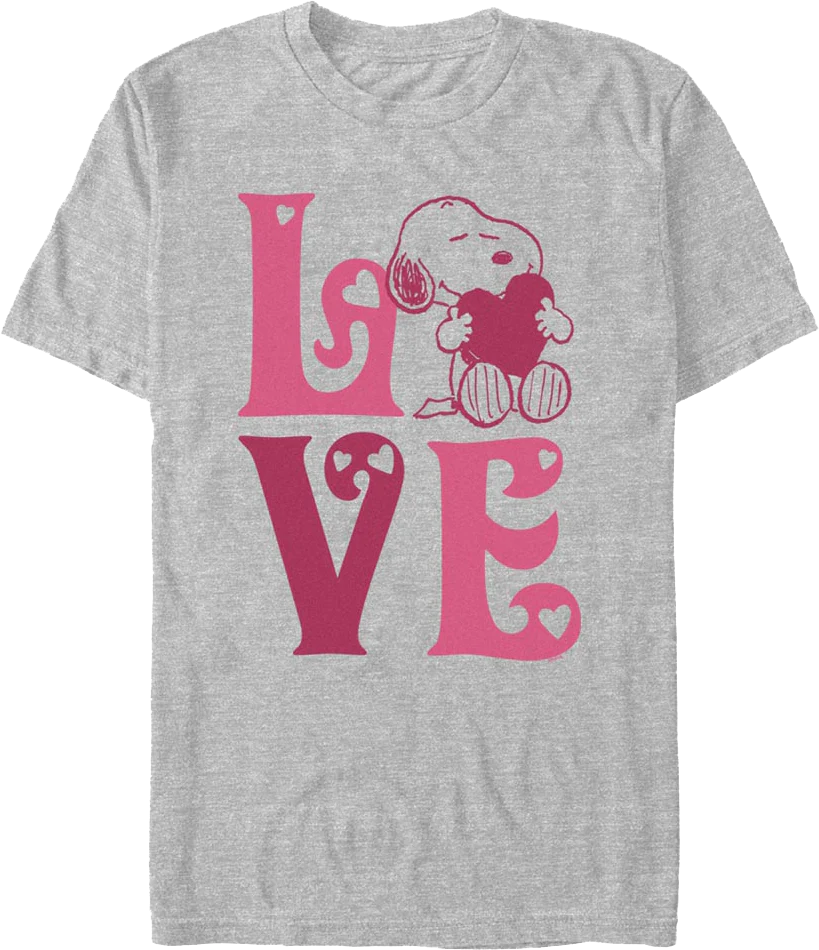 Snoopy Puppy Love Peanuts T-Shirt