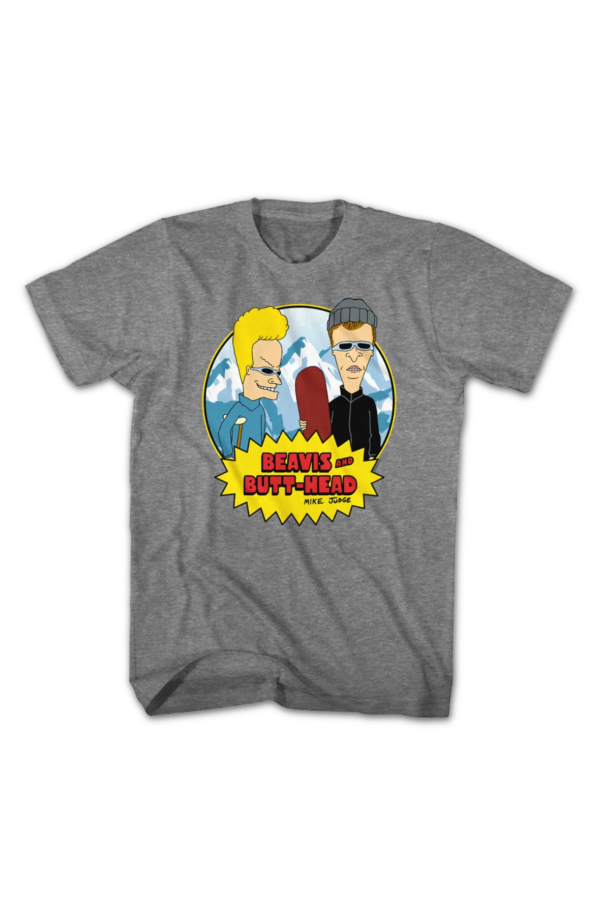 Snowboarding Beavis And Butt-Head T-Shirt - Image 2
