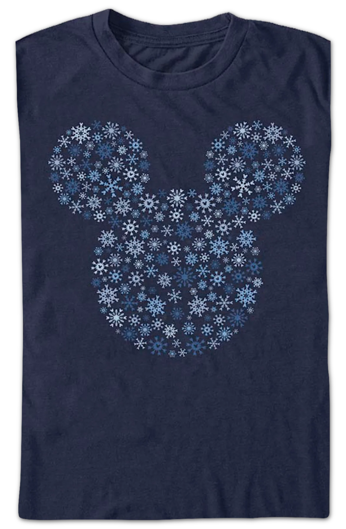 Snowflakes Design Mickey Mouse T-Shirt - Image 2