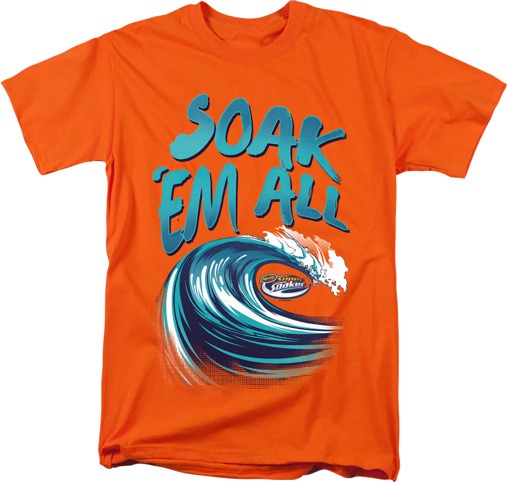 Soak 'Em All Super Soaker T-Shirt