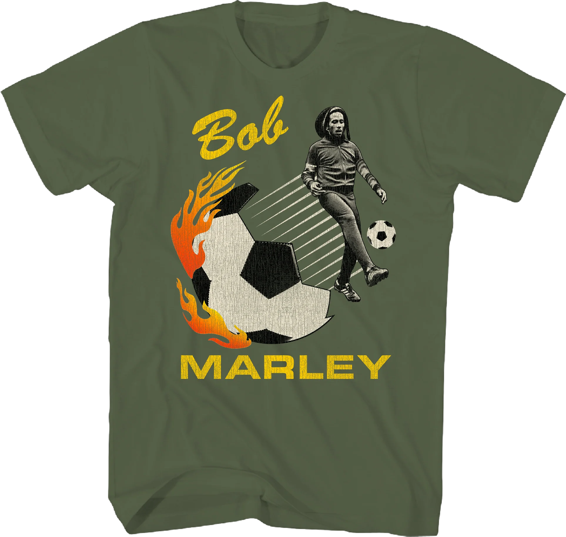 Soccer Photo Bob Marley T-Shirt