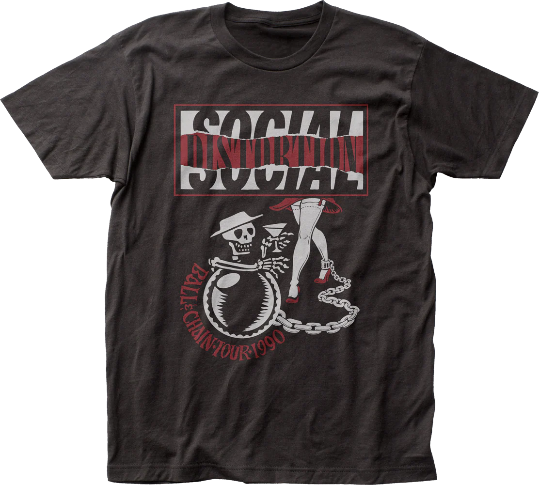Social Distortion Ball and Chain Tour T-Shirt