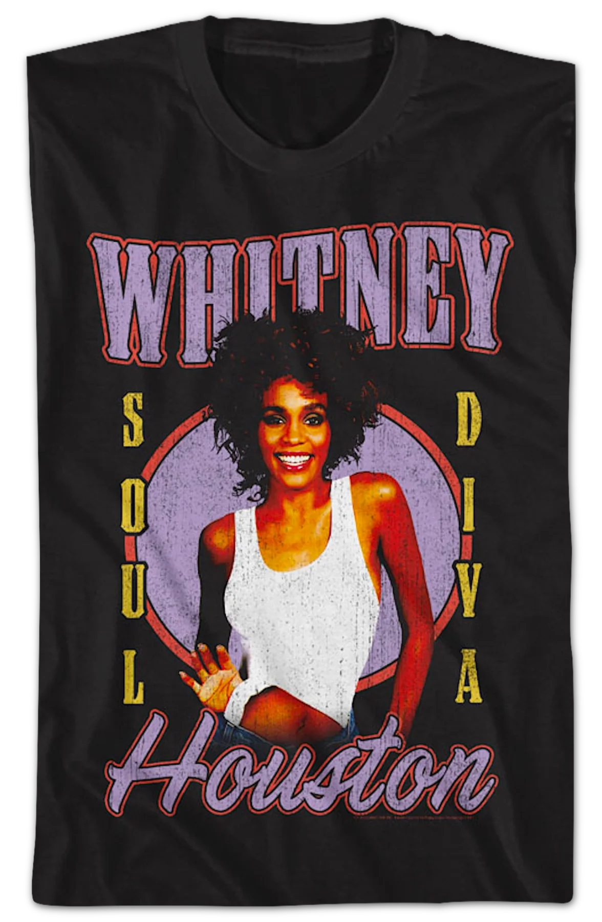 Soul Diva Whitney Houston T-Shirt - Image 2