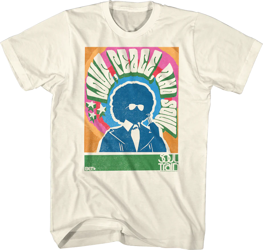 Soul Train Love Peace And Soul T-Shirt