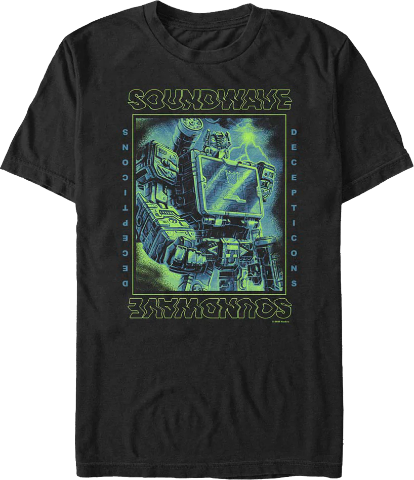 Soundwave Poster Transformers T-Shirt