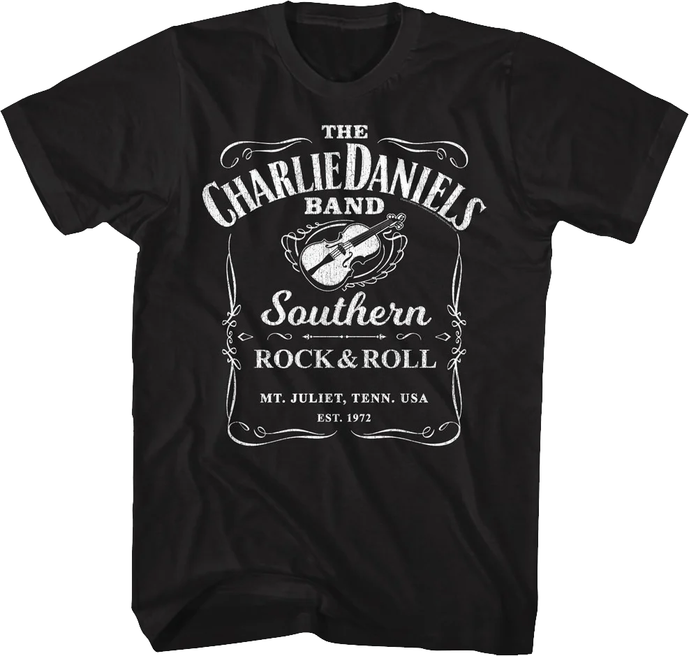 Southern Rock & Roll Charlie Daniels Band T-Shirt
