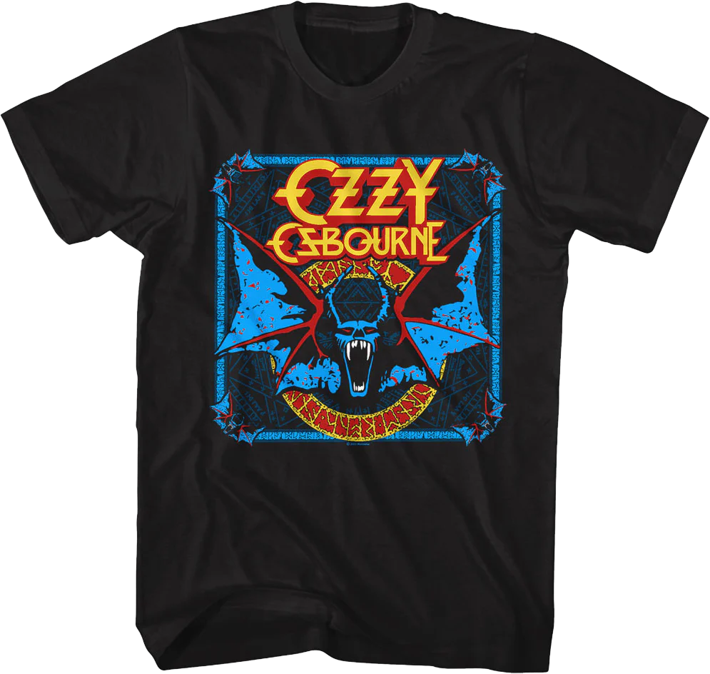 Speak of the Devil Gothic Bat Ozzy Osbourne T-Shirt