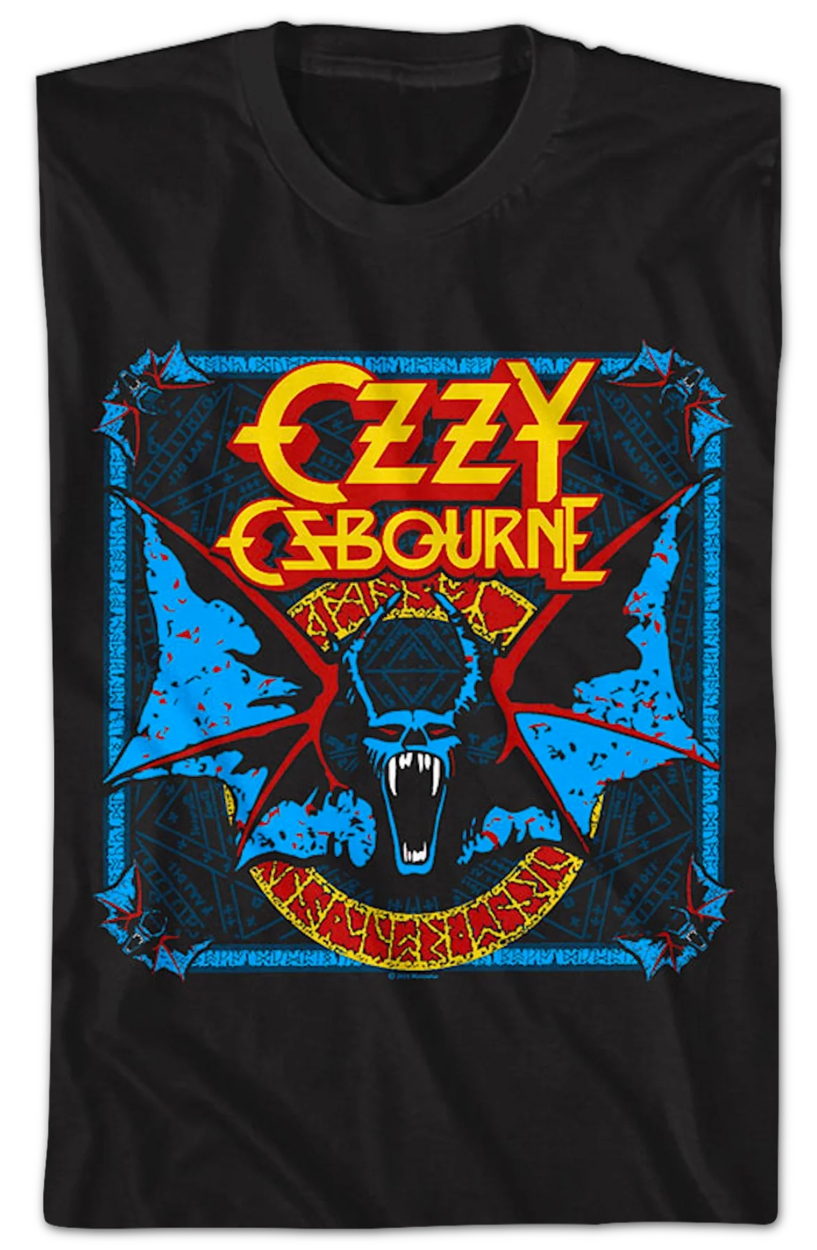 Speak of the Devil Gothic Bat Ozzy Osbourne T-Shirt - Image 2