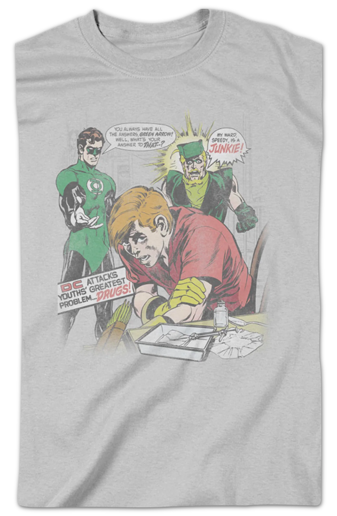 Speedy Is A Junkie DC Comics T-Shirt - Image 2