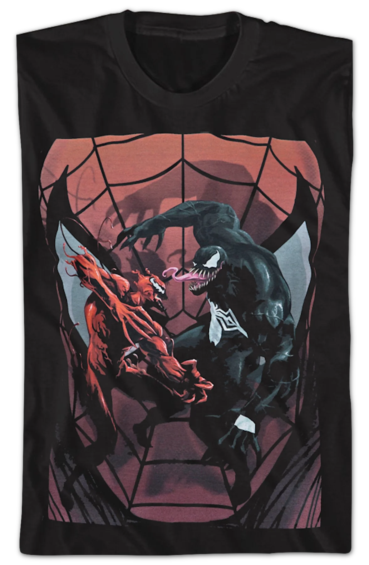 Spider-Man Carnage and Venom Marvel Comics T-Shirt - Image 2
