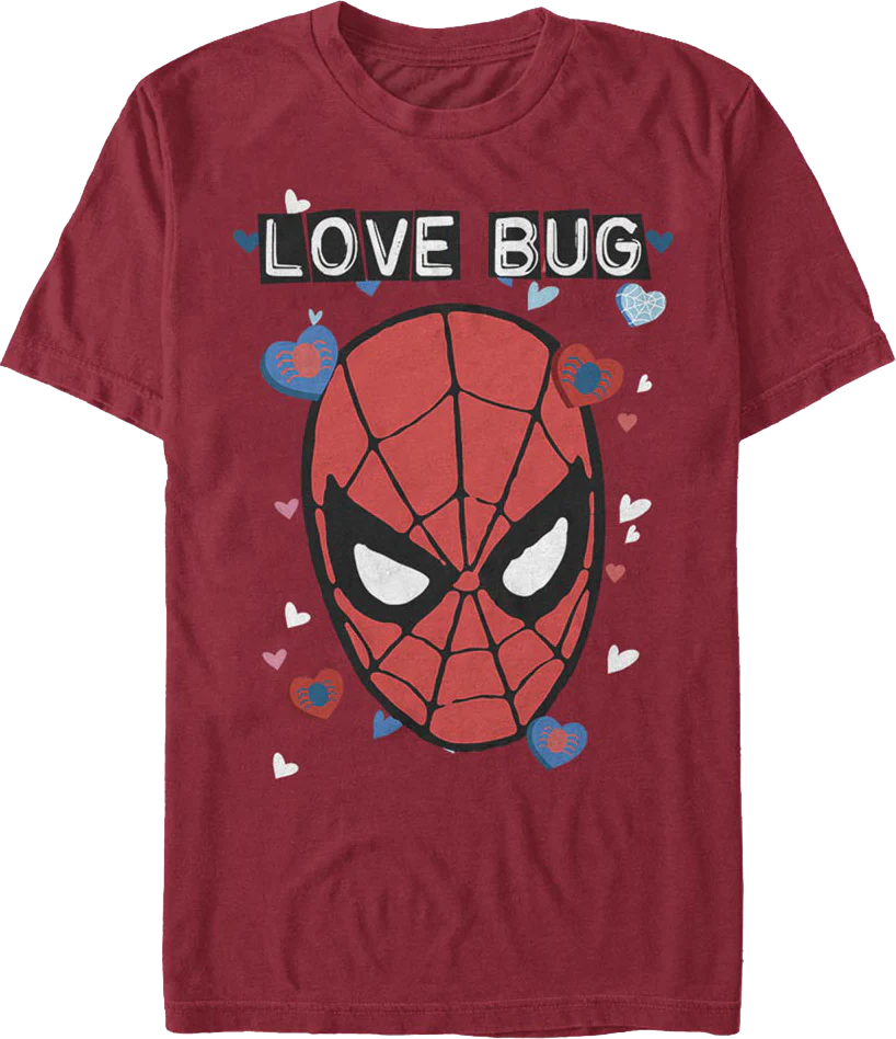 Spider-Man Love Bug Marvel Comics T-Shirt