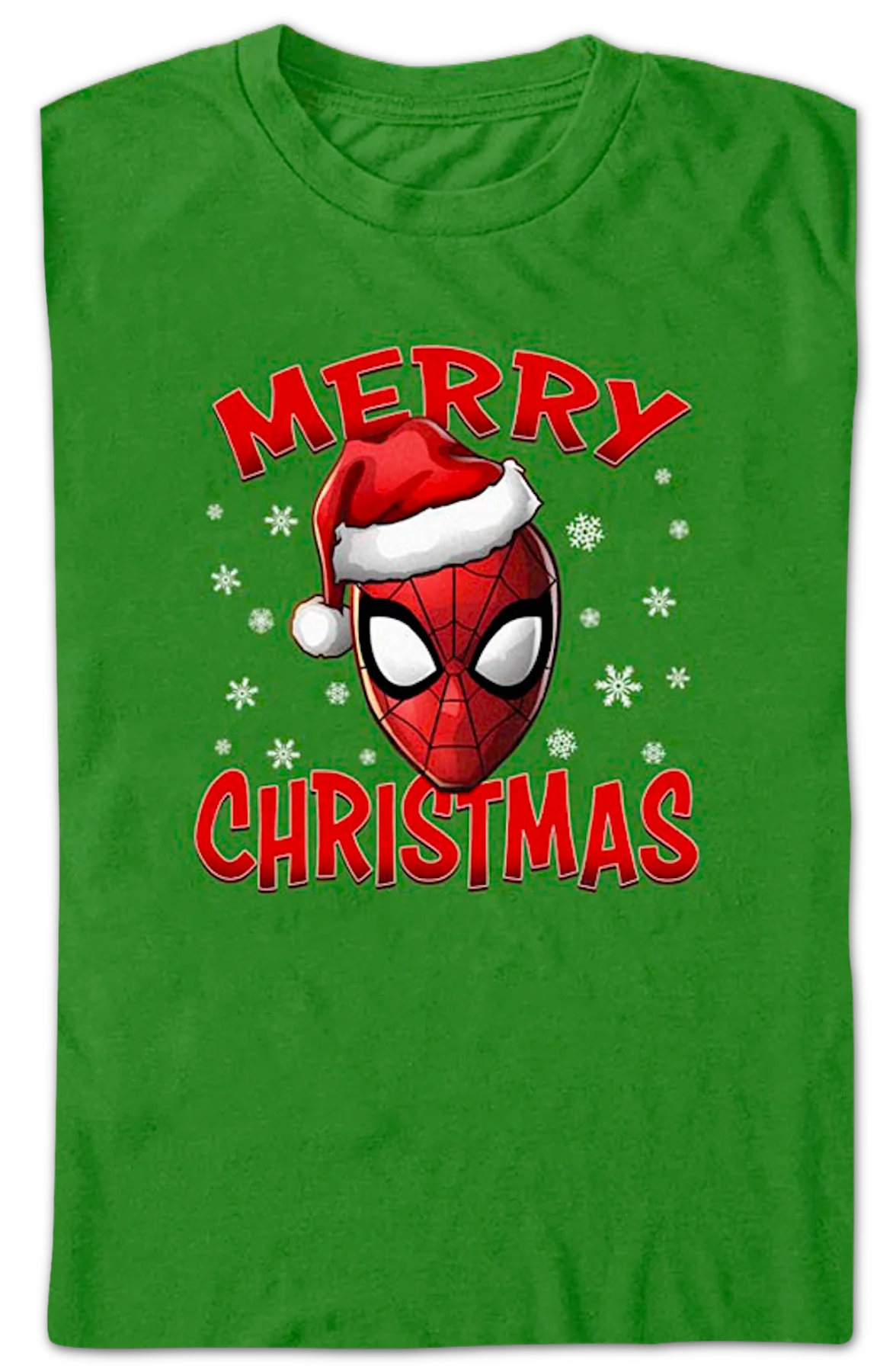 Spider-Man Merry Christmas Marvel Comics T-Shirt - Image 2