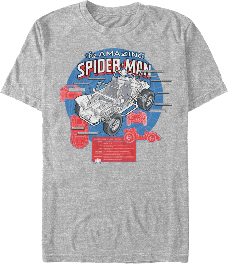 Spider-Mobile Marvel Comics T-Shirt