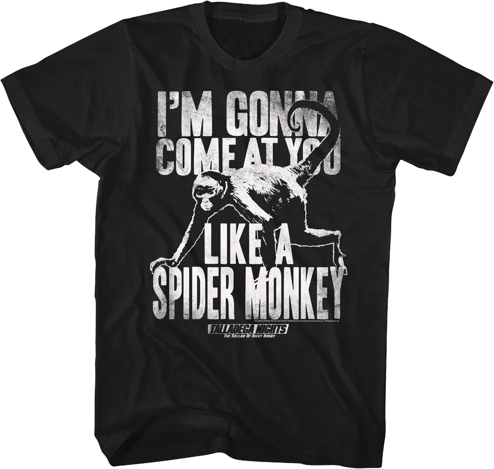 Spider Monkey Talladega Nights T-Shirt