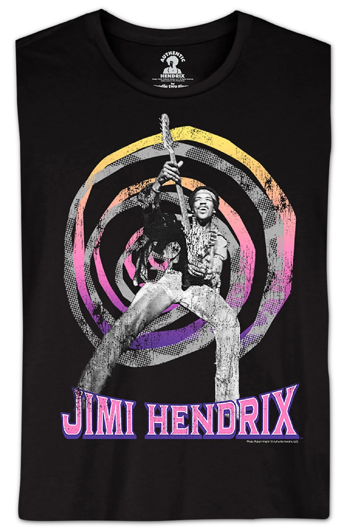 Spiraling Solo Jimi Hendrix T-Shirt - Image 2