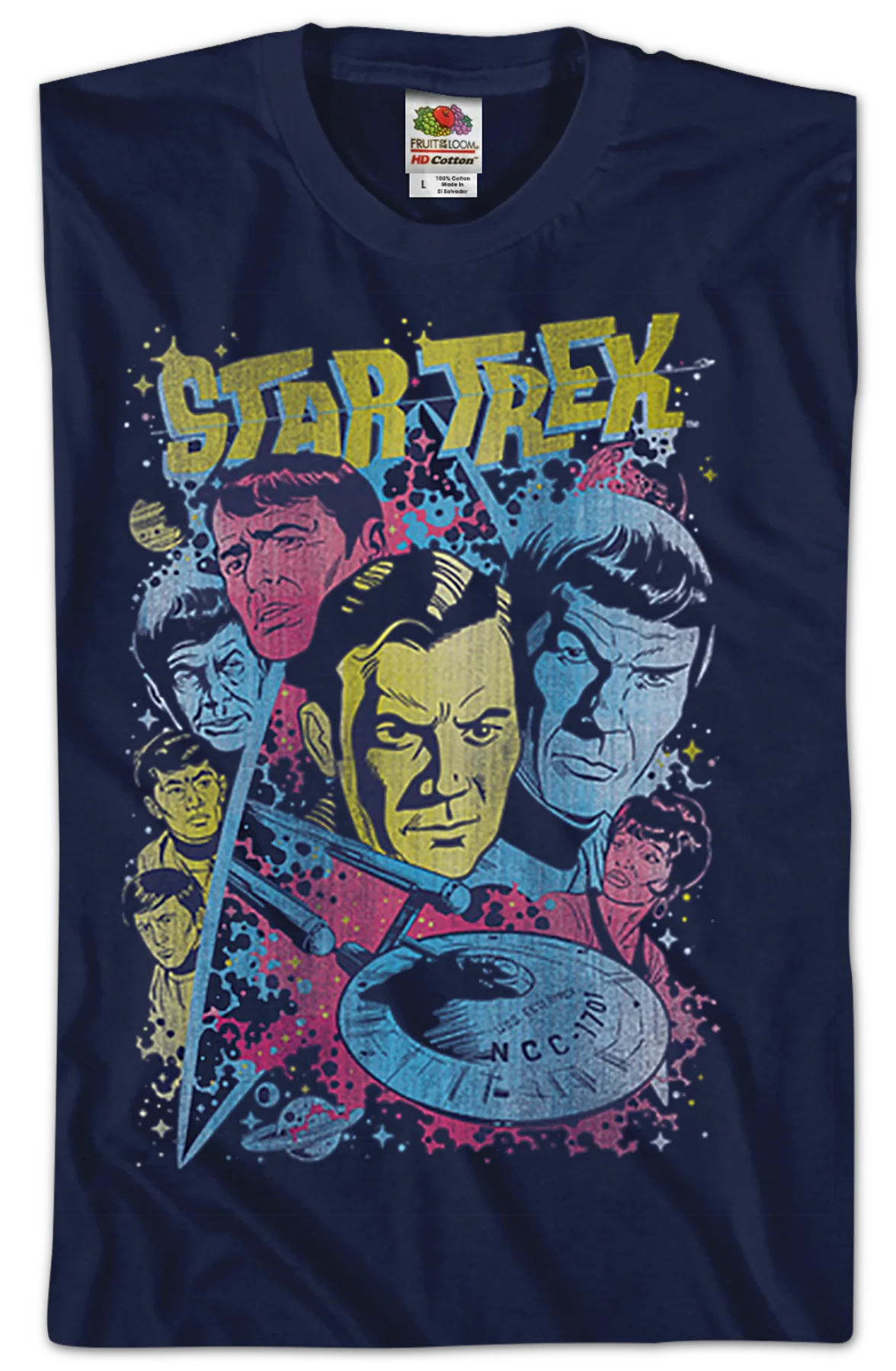 Splash Art Star Trek T-Shirt - Image 2