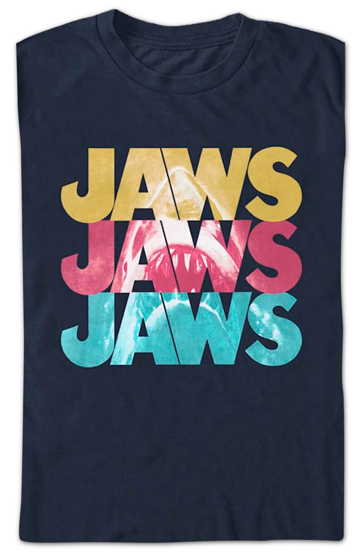 Stacked Logo Jaws T-Shirt - Image 2