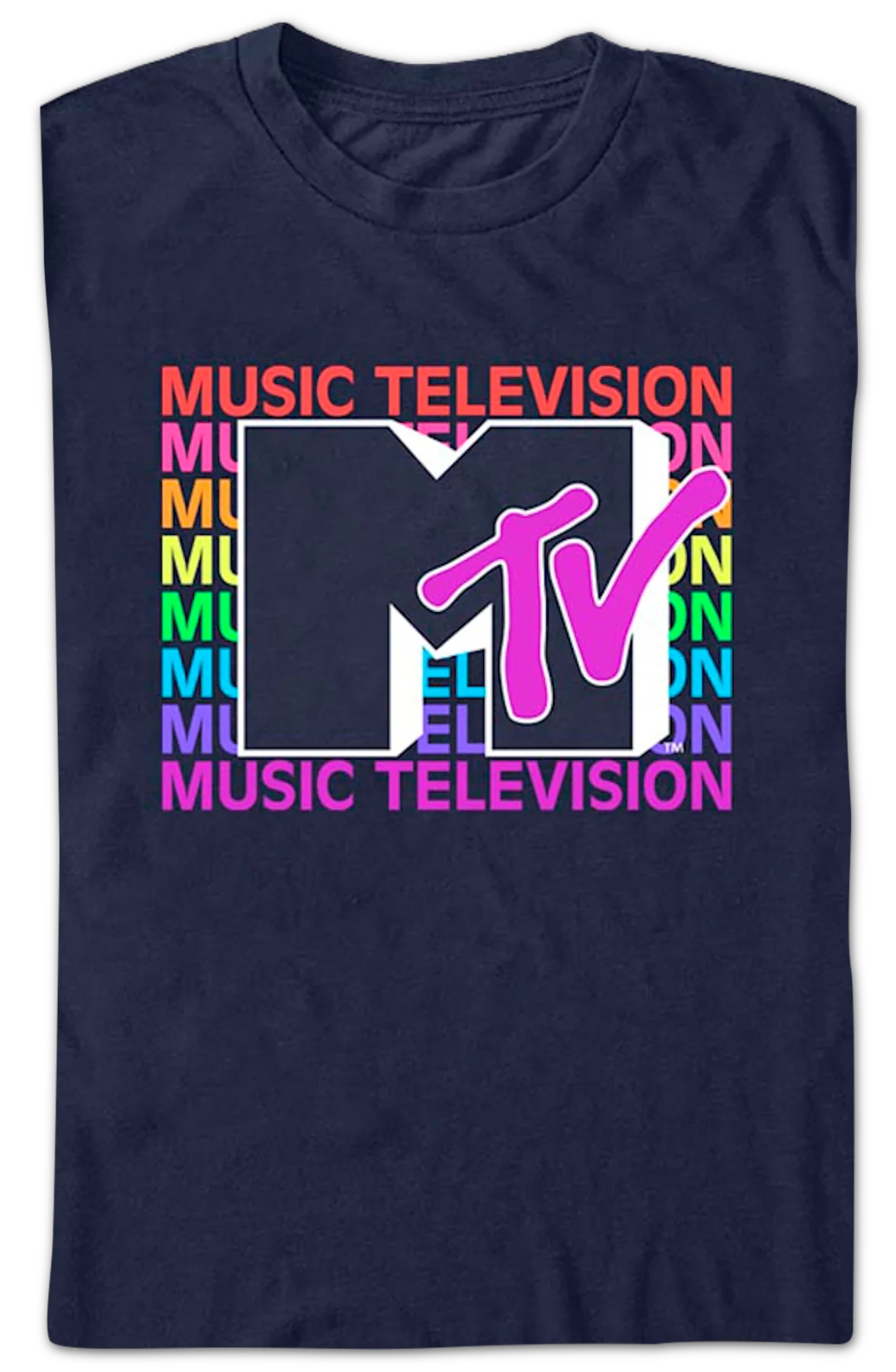 Stacked Music Television MTV Shirt - Image 2