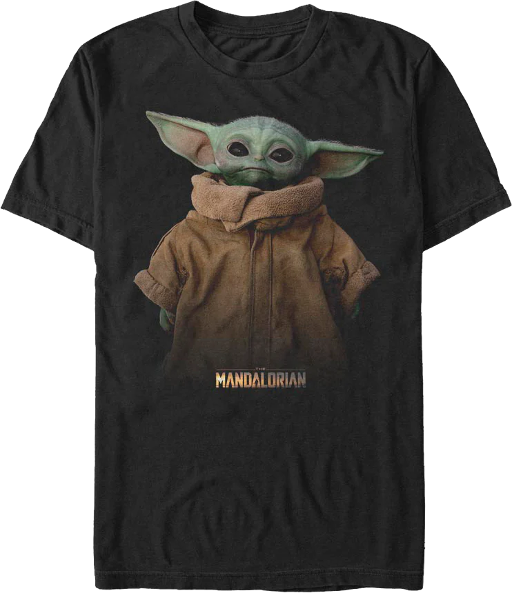 Star Wars The Mandalorian The Child Portrait T-Shirt