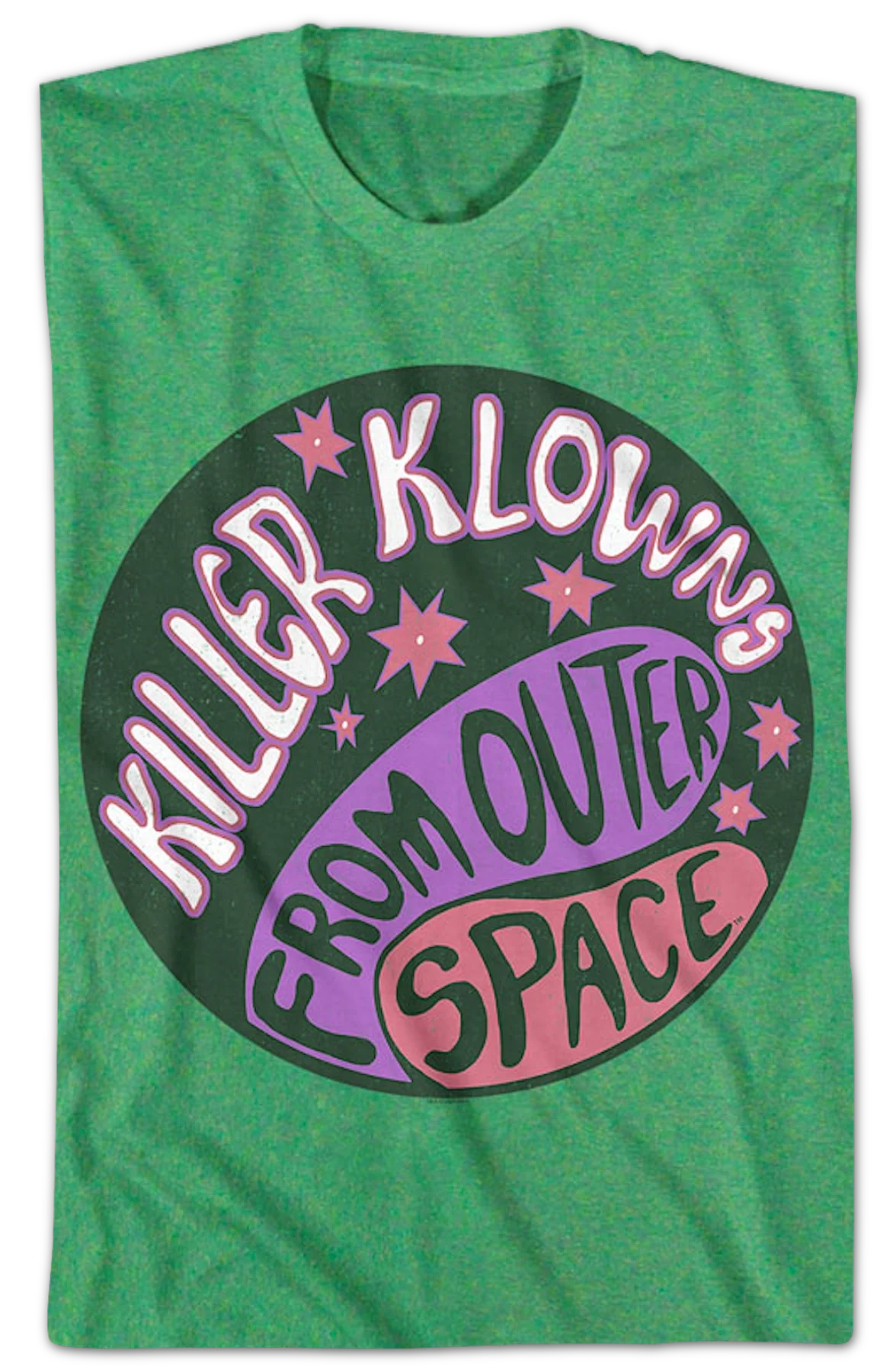Starry Circle Killer Klowns From Outer Space T-Shirt - Image 2