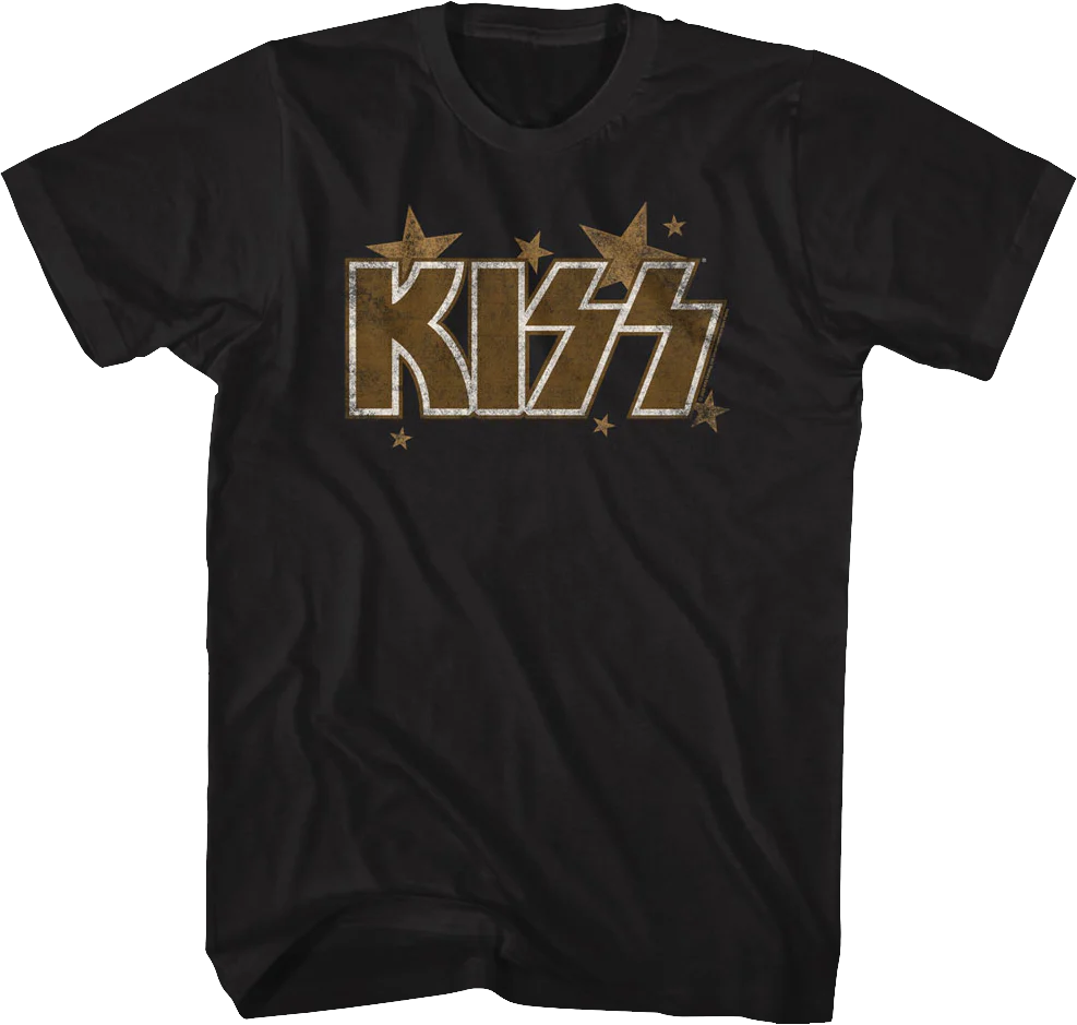 Starry Logo KISS T-Shirt