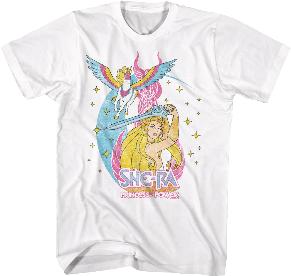 Starry Swift Wind and She-Ra Masters of the Universe T-Shirt