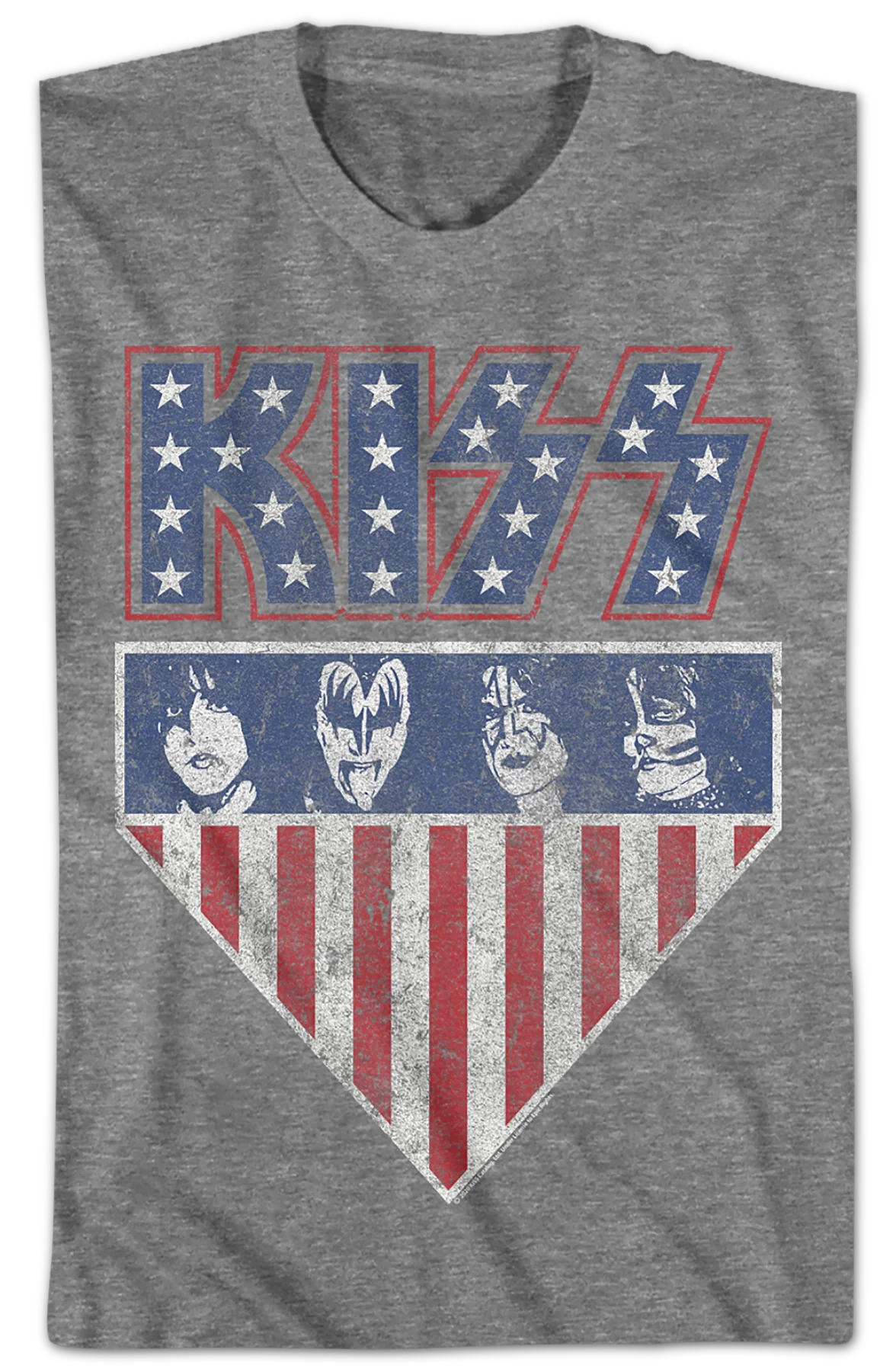Stars And Stripes KISS T-Shirt - Image 2