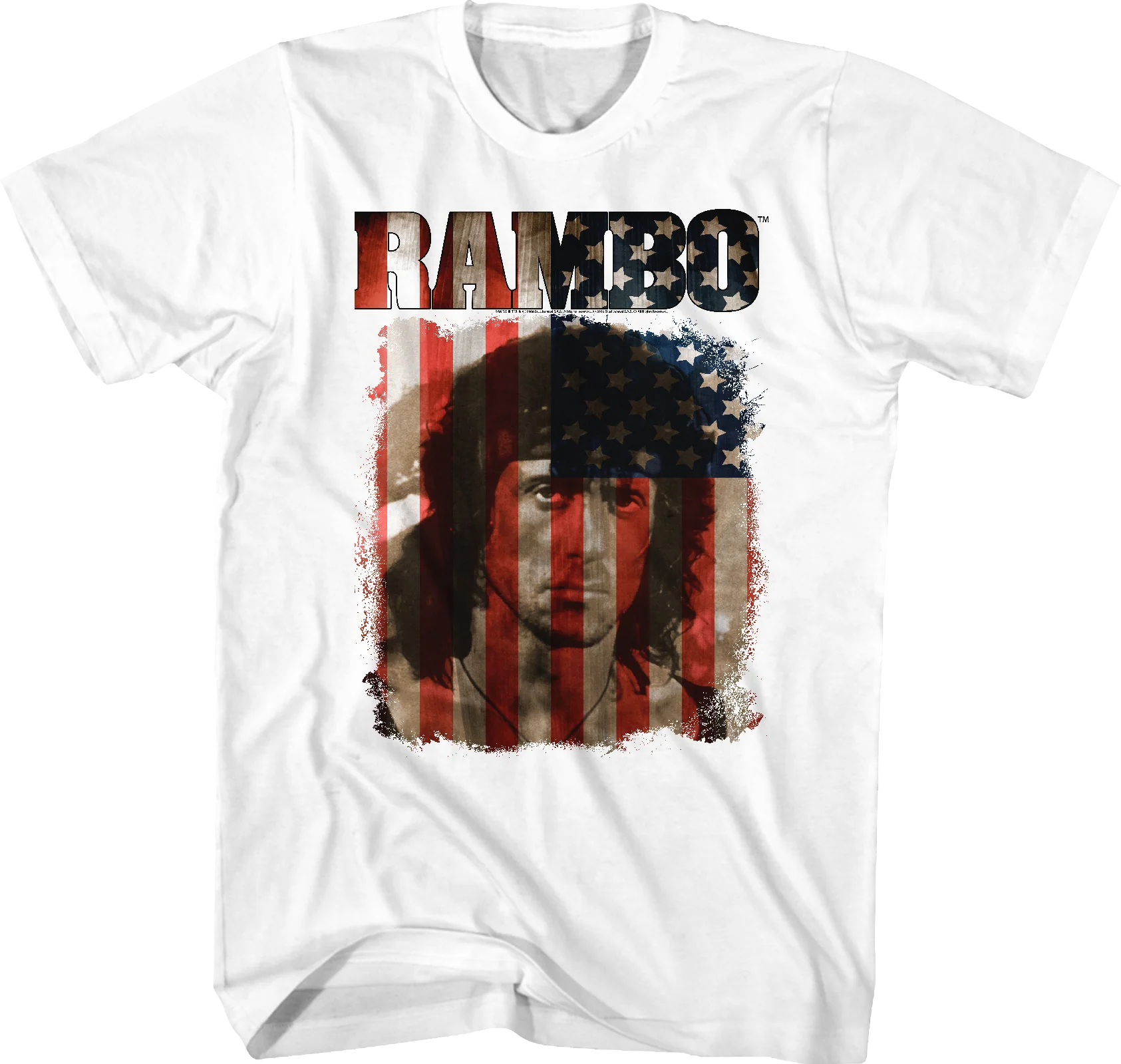 Stars and Stripes Rambo T-Shirt