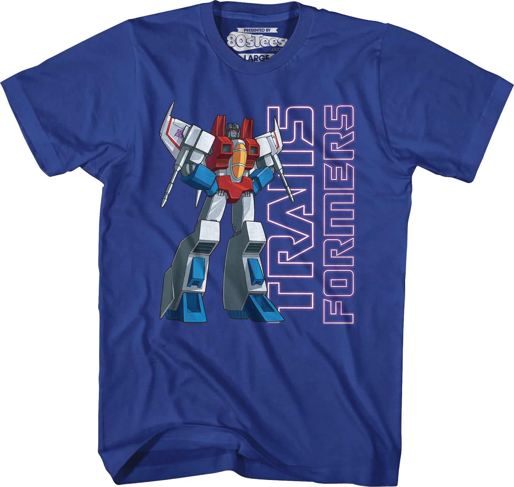 Starscream Air Commander Pose Transformers T-Shirt - Image 3