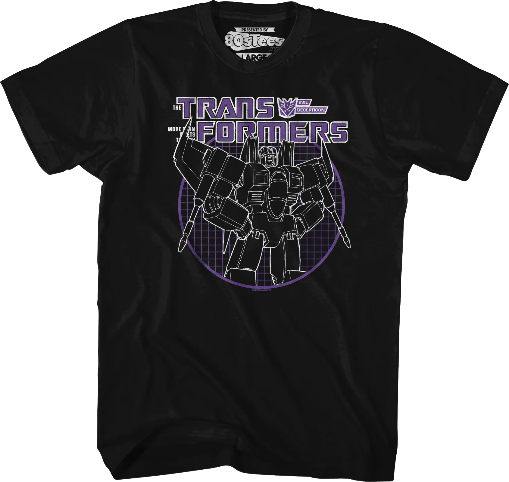 Starscream Circle Grid Transformers T-Shirt