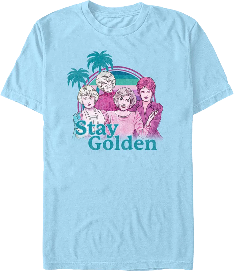Stay Golden Vintage Portrait Golden Girls T-Shirt