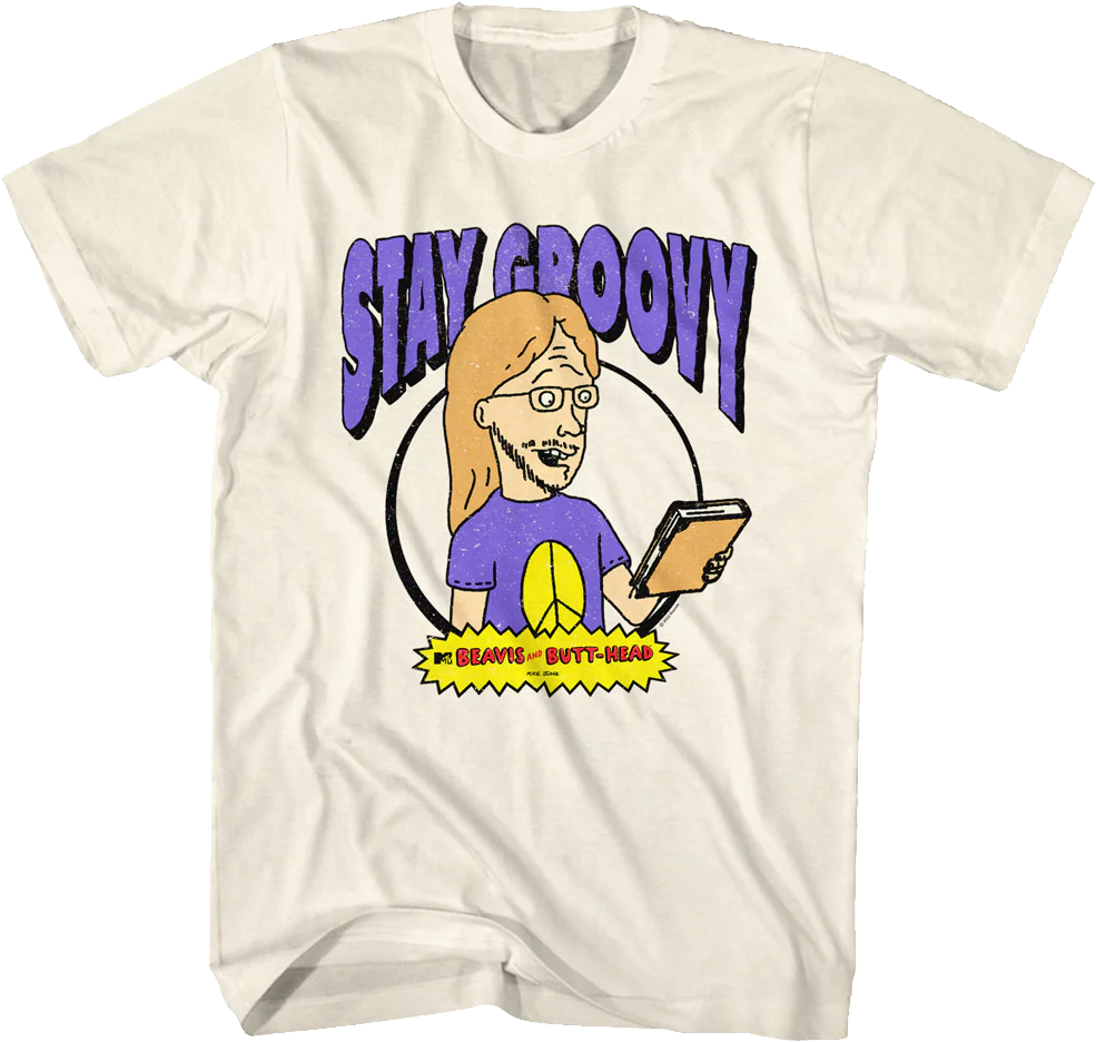 Stay Groovy Beavis And Butt-Head T-Shirt