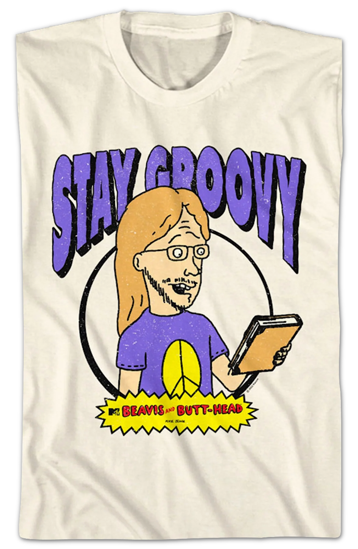 Stay Groovy Beavis And Butt-Head T-Shirt - Image 2