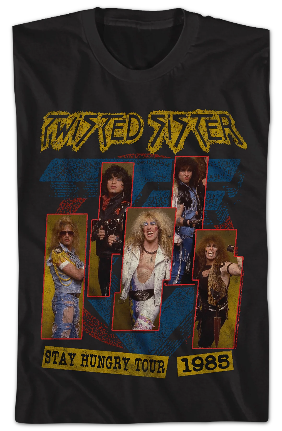 Stay Hungry Tour Twisted Sister T-Shirt - Image 2