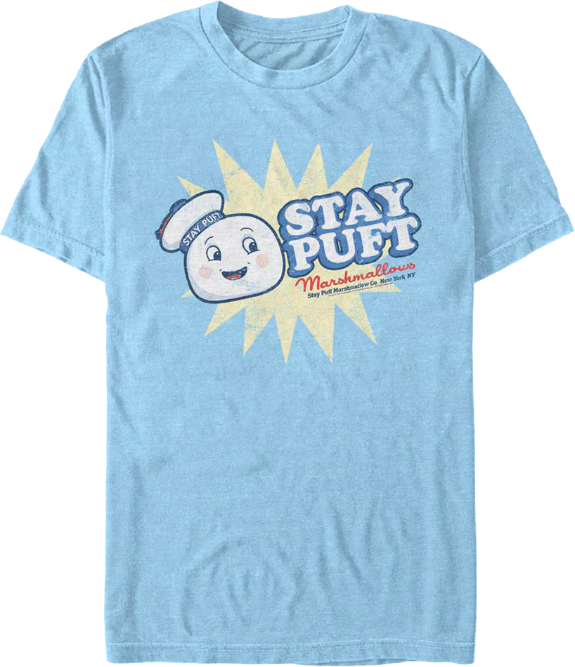 Stay Puft Marshmallows Logo Ghostbusters T-Shirt