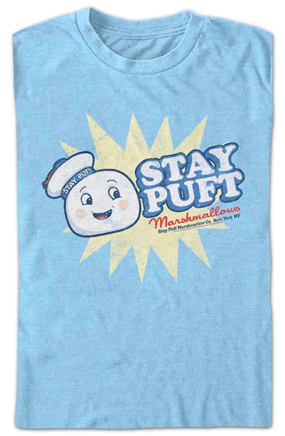 Stay Puft Marshmallows Logo Ghostbusters T-Shirt - Image 2