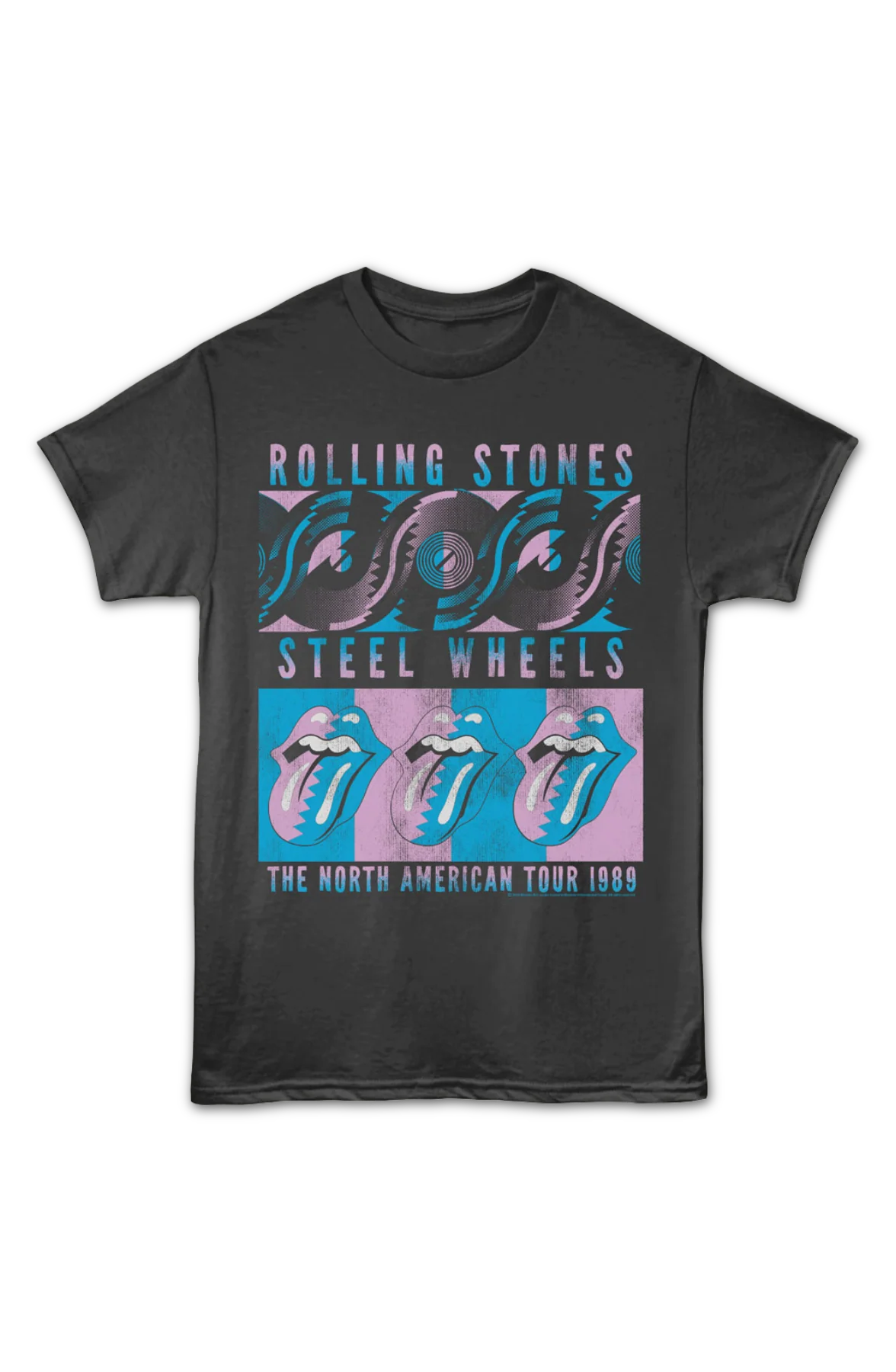 Steel Wheels North American Tour 1989 Rolling Stones T-Shirt - Image 2