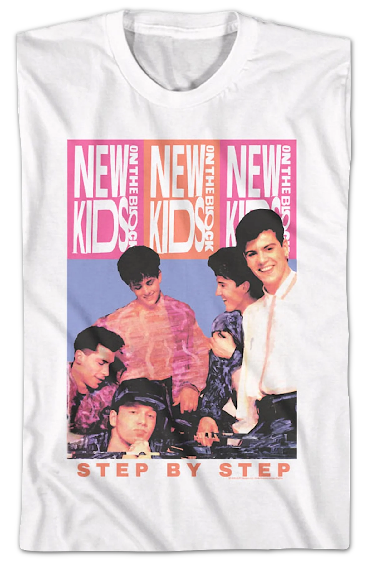 Step By Step New Kids On The Block T-Shirt - Image 2